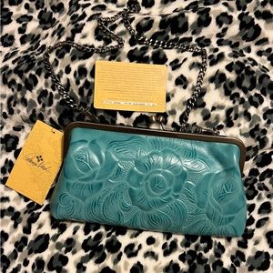 Patricia Nash clutch/crossbody purse.
